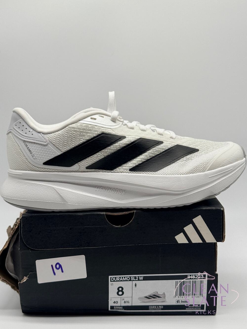 Adidas Duramo SL2 White/Black, Women's 8 NIB/NWT